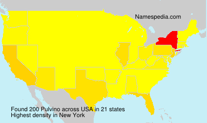 Surname Pulvino in USA Surname Pulvino in USA