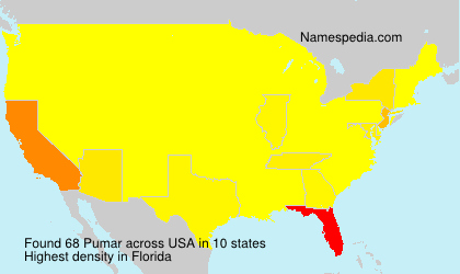 Surname Pumar in USA Surname Pumar in USA