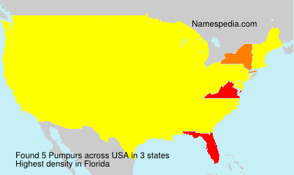 Surname Pumpurs in USA Surname Pumpurs in USA