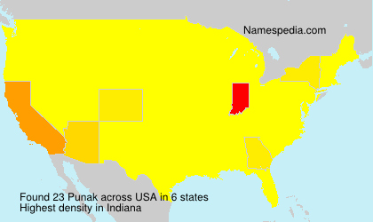 Surname Punak in USA Surname Punak in USA