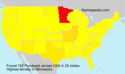 Surname Pundsack in USA Surname Pundsack in USA