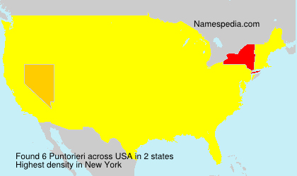 Surname Puntorieri in USA Surname Puntorieri in USA