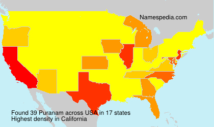 Surname Puranam in USA Surname Puranam in USA