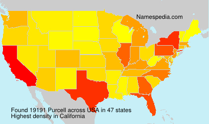 Surname Purcell in USA Surname Purcell in USA