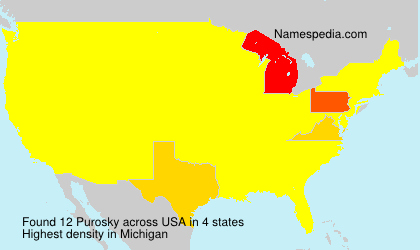 Surname Purosky in USA Surname Purosky in USA