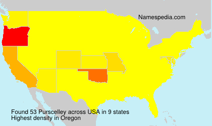 Surname Purscelley in USA Surname Purscelley in USA
