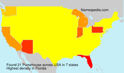Surname Pursehouse in USA Surname Pursehouse in USA