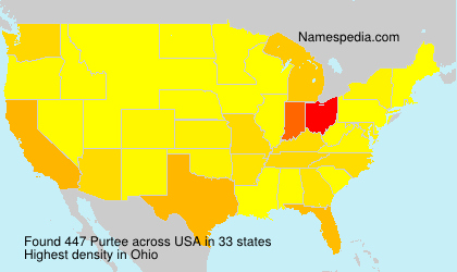 Surname Purtee in USA Surname Purtee in USA