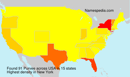 Surname Purvee in USA Surname Purvee in USA