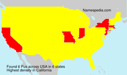Surname Pus in USA