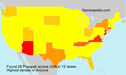 Surname Pusapati in USA Surname Pusapati in USA