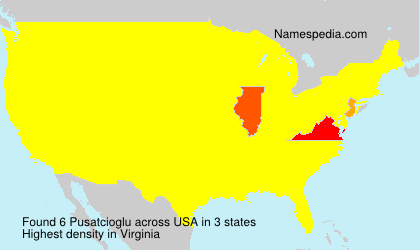 Surname Pusatcioglu in USA Surname Pusatcioglu in USA