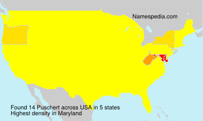 Surname Puschert in USA Surname Puschert in USA
