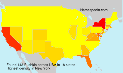 Surname Pushkin in USA Surname Pushkin in USA