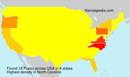 Surname Pusso in USA Surname Pusso in USA