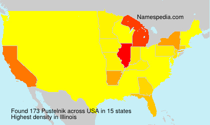 Surname Pustelnik in USA