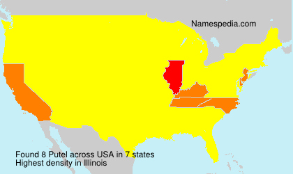Surname Putel in USA Surname Putel in USA