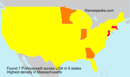 Surname Puthiyaveetil in USA Surname Puthiyaveetil in USA