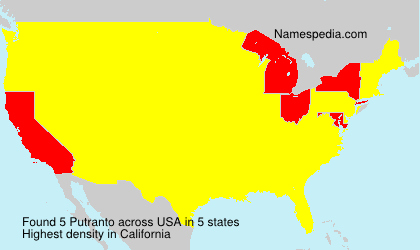 Surname Putranto in USA Surname Putranto in USA
