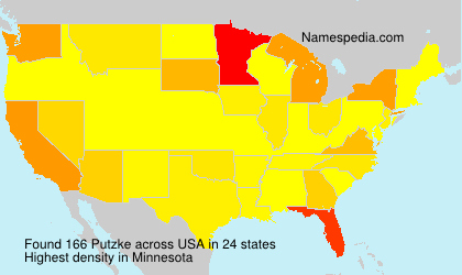 Surname Putzke in USA Surname Putzke in USA