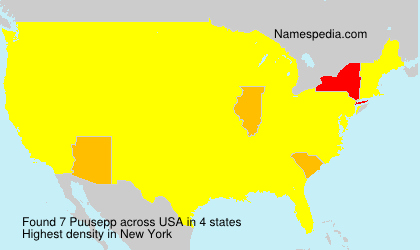 Surname Puusepp in USA Surname Puusepp in USA