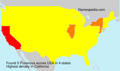 Surname Puzanova in USA Surname Puzanova in USA