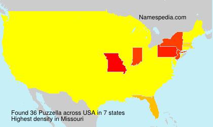 Surname Puzzella in USA Surname Puzzella in USA