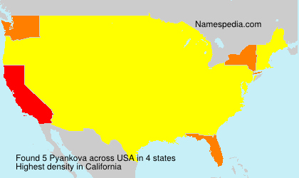 Surname Pyankova in USA