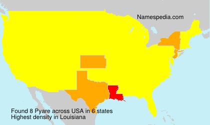 Surname Pyare in USA Surname Pyare in USA