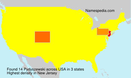Surname Pydyszewski in USA Surname Pydyszewski in USA