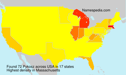 Surname Pykosz in USA