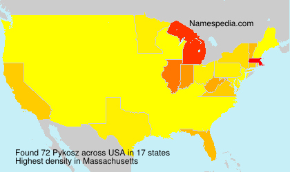 Surname Pykosz in USA Surname Pykosz in USA