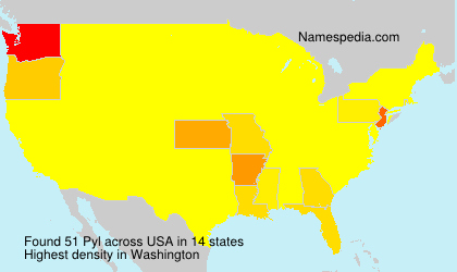 Surname Pyl in USA Surname Pyl in USA