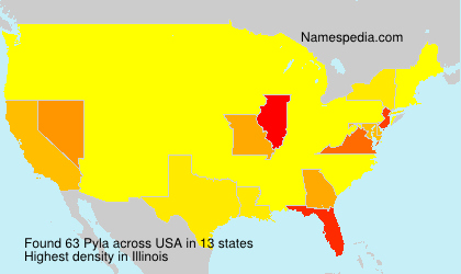 Surname Pyla in USA Surname Pyla in USA