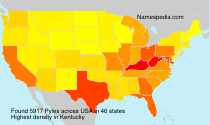 Surname Pyles in USA Surname Pyles in USA