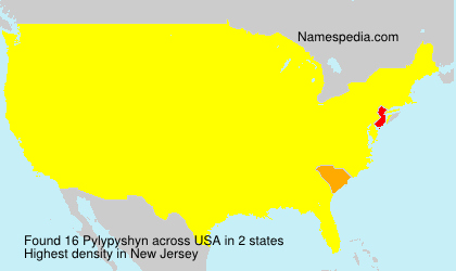 Surname Pylypyshyn in USA Surname Pylypyshyn in USA