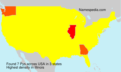 Surname Pys in USA Surname Pys in USA