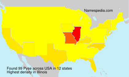 Surname Pyse in USA Surname Pyse in USA