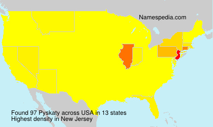Surname Pyskaty in USA Surname Pyskaty in USA
