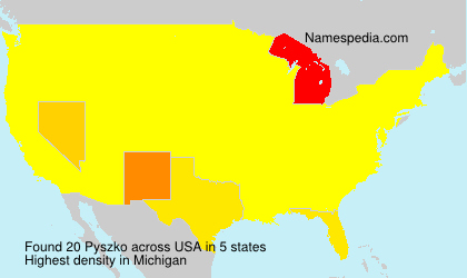 Surname Pyszko in USA Surname Pyszko in USA