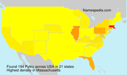 Surname Pytko in USA Surname Pytko in USA
