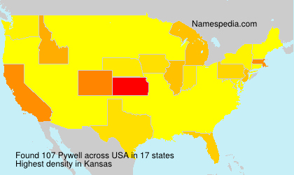 Surname Pywell in USA Surname Pywell in USA