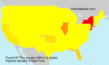 Surname Pyz in USA Surname Pyz in USA