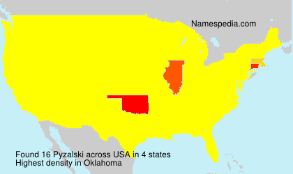 Surname Pyzalski in USA Surname Pyzalski in USA