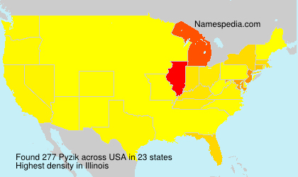 Surname Pyzik in USA Surname Pyzik in USA