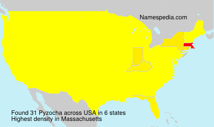 Surname Pyzocha in USA Surname Pyzocha in USA