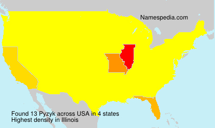 Surname Pyzyk in USA Surname Pyzyk in USA