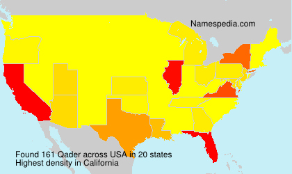 Surname Qader in USA Surname Qader in USA