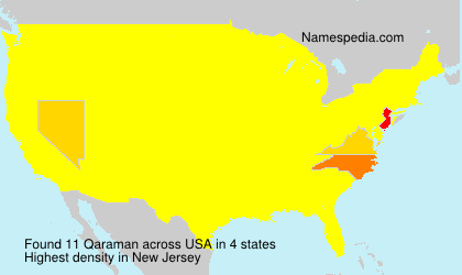 Surname Qaraman in USA