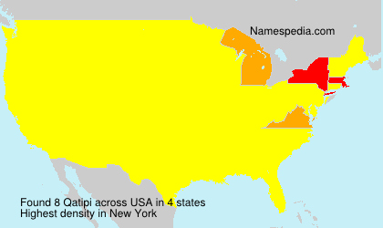 Surname Qatipi in USA Surname Qatipi in USA